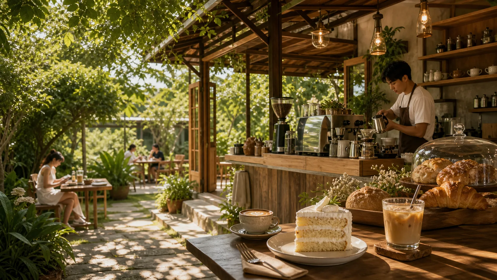 ภาพเว็บไซต์ บ้านสวนคาเฟ่